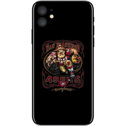 Liquid Blue NFL San Francisco 49ers Running Back iPhone 11 Skin